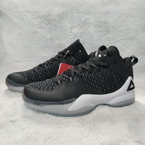Peak Men's High-Top Loui William Basketball Shoes Black Size 9.5 US